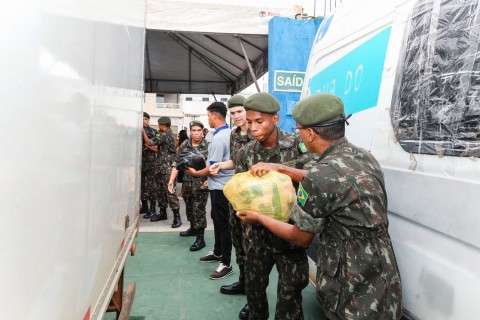 Prefeitura de Santo Antônio de Jesus realiza entrega de alimentos arrecadados no 3º Encontro de Cavaleiros e Amazonas